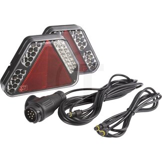 GRANIT Rückleuchtensatz LED 204 x 147 mm, 12 V, links / rechts