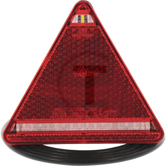 GRANIT LED rear light Right - 7070010063 | Dimensions W x H x D: 163 x 144 x 60 mm | Light function: Tail light/brake light/indicator light/reversing light/reflector | Bulb: LED | Bulbs included: Yes | Mounting type: Screwed | Fixing: M6 | Hole spacing: 63.5 mm