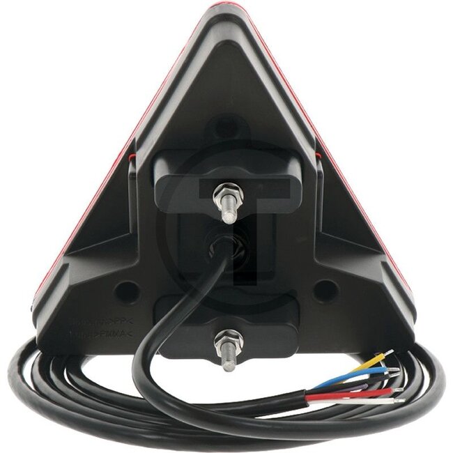 GRANIT Achterlicht LED rechts - 7070010063 | Afmetingen B x H x D: 163 x 144 x 60 mm | Lichtfunctie: Achterlicht, remlicht, knipperlicht, achteruitrijlicht en reflector | Lamp: LED | Inclusief lamp: ja | Montagewijze: geschroefd | Bevestiging inschroefdraad: M6