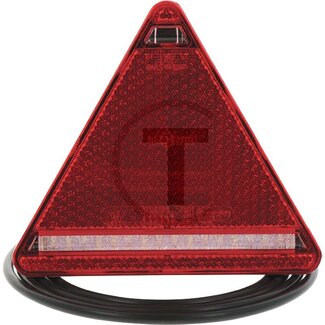 GRANIT Achterlicht LED rechts 12 / 24 V, 163 x 144 x 60 mm, M6, driehoekig