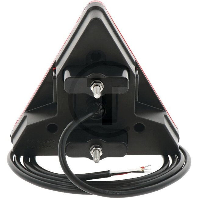 GRANIT LED rear light, right 12 / 24 V, 163 x 144 x 60 mm, M6, triangular