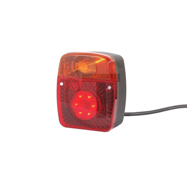 GRANIT Achterlicht LED links / rechts - hybride licht - 7070010010 | Afmetingen B x H x D: 101 x 121 x 56 mm | Lichtfunctie: Achterlicht, remlicht en knipperlicht
