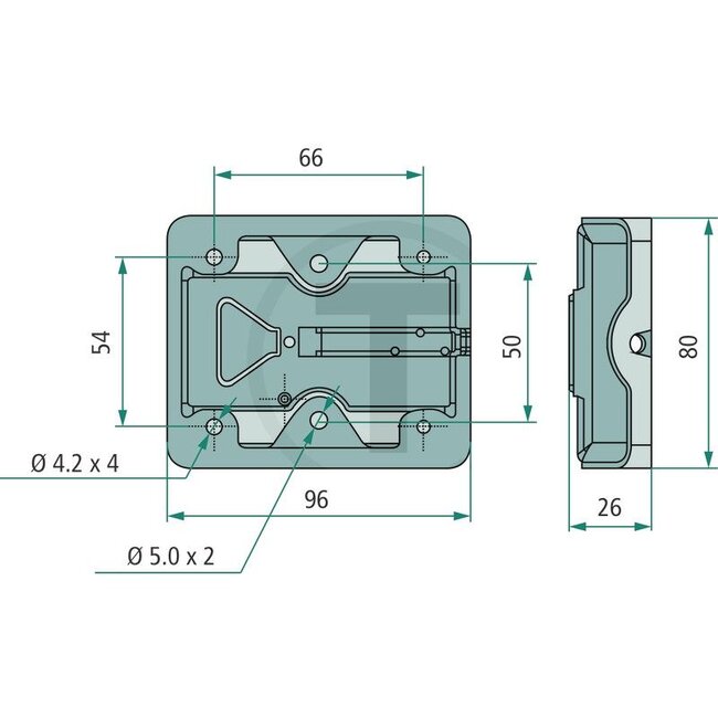 HELLA Rückleuchte LED 96 x 80 x 26 mm, 12 / 24 V, links / rechts | 2VA980720001