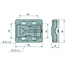 HELLA Rückleuchte LED 96 x 80 x 26 mm, 12 / 24 V, links / rechts | 2VA980720001