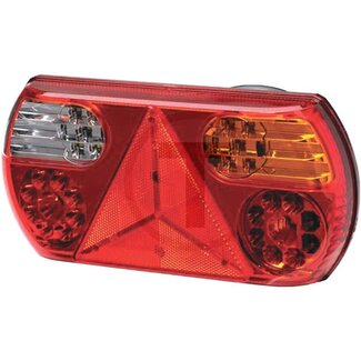 HELLA LED-achterlicht 296 x 142 x 45 mm, penafstand 152 mm, 12 V