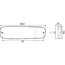 HELLA LED tail light - Dimensions W x H x D: 209 x 59 x 28 mm - 2SD343910001