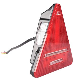 GRANIT Rückleuchte LED links dreieckig 172 x 152 x 40 mm, 12 / 24 V