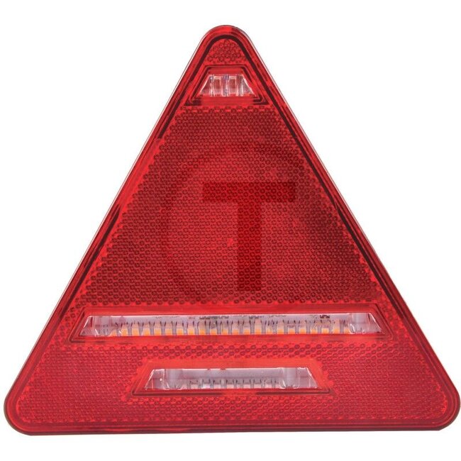 LED rear light, left triangular 172 x 152 x 40 mm, 12 / 24 V