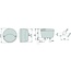 Cobo Rear light - Dimensions W x H x D: Ø 115 x 72 mm - 1008407