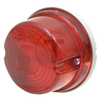 HELLA Rear light Left/right - 2 pcs - Dimensions W x H x D: Ø 78 x 44 mm, Light function: Tail light