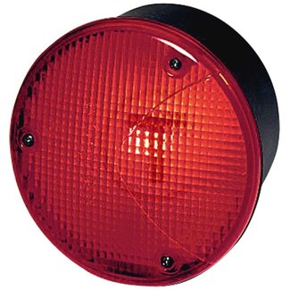 HELLA Schluss-Bremsleuchte - Abmessungen B x H x T: Ø 122,5 x 82,5 mm