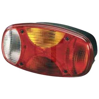 HELLA CARGOLUNA rear light - Dimensions W x H x D: 225 x 122 x 72,9 mm