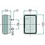 HELLA Rücklicht 120 x 80 x 55 mm, 12 V | 2SD997131051