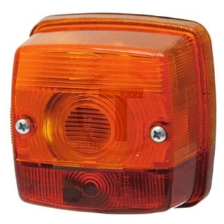 HELLA Rückleuchte links / rechts 84 x 84 x 51 mm, 12 / 24 V - 2 Stück