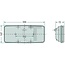 HELLA Rückleuchte links 344 x 147 x 72 mm, 12 / 24 V - 2SE003167031