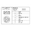 Vignal Rear light - Dimensions W x H x D: 400 x 160 x 88,5 mm