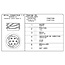 Vignal LC5 rear light - Dimensions W x H x D: 350 x 130 x 83 mm