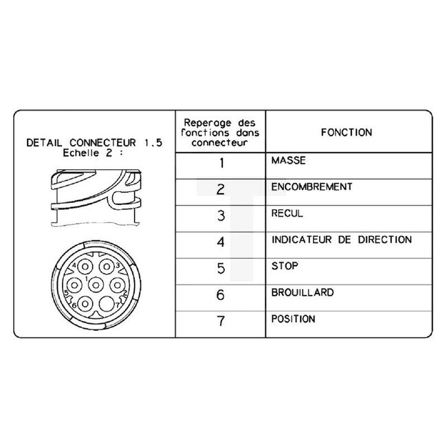 Vignal Achterlicht "LC8" - 50783840006 | Afmetingen B x H x D: 400 x 160 x 88,5 mm