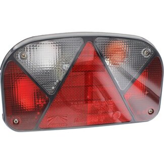 ASPÖCK Heckleuchte Multipoint II rechts, Dreieckrückstrahler, 12 V