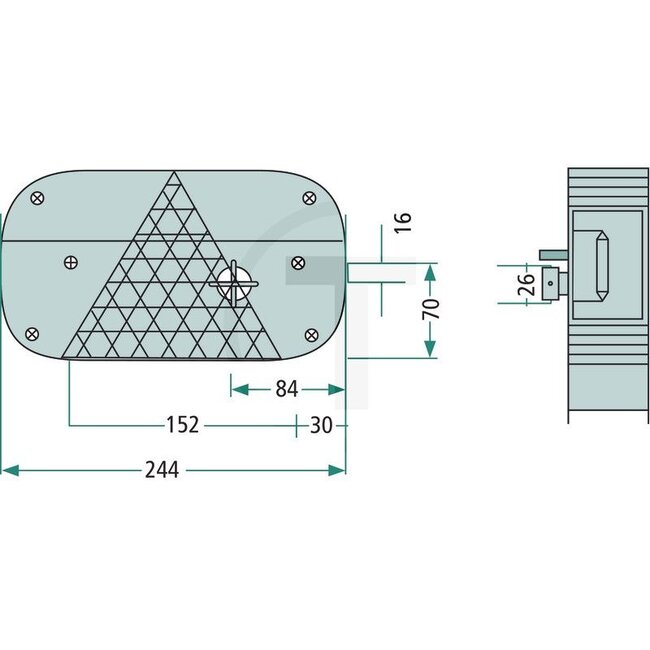 ASPÖCK Achterlicht MULTIPOINT III rechts, bajonet, zonder NES + RFL | 404494001