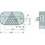 ASPÖCK Achterlicht "MULTIPOINT III" rechts, met 5-polige bajonetaansluiting (zonder NES + RFL) - 504248200007, 404494001 | Afmetingen B x H x D: 244 x 138 x 60 mm