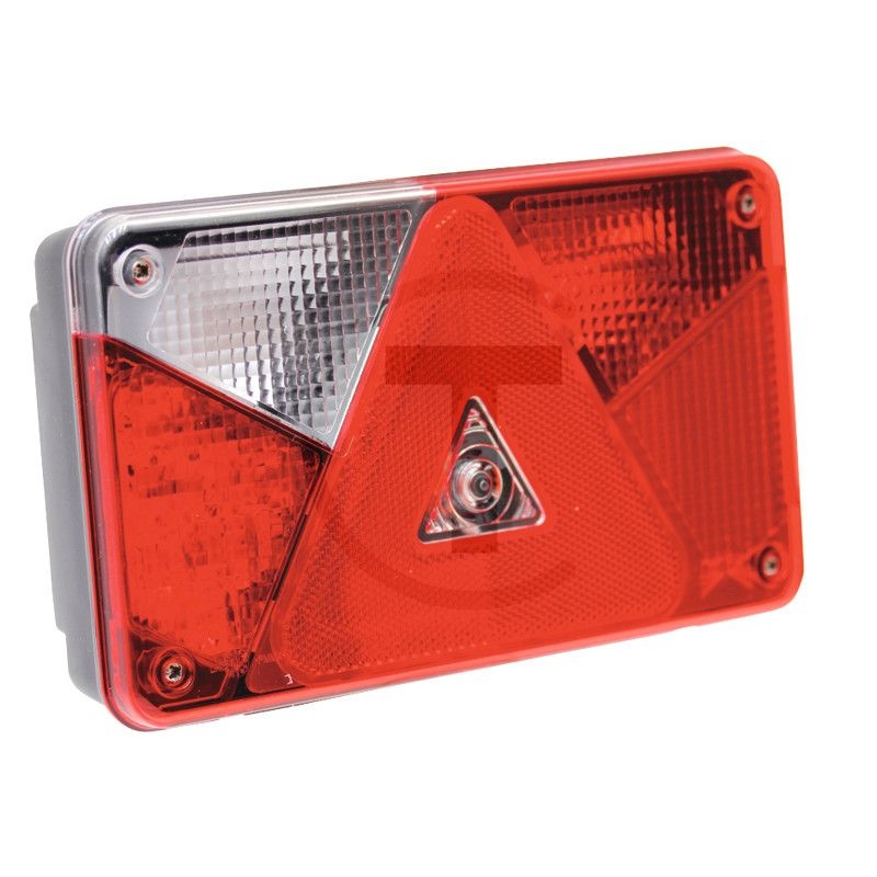 ASPÖCK LED-achterlicht Multipoint V LED links 238 x 140 x 55 mm, 12 V