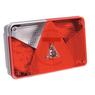 ASPÖCK Rücklicht MULTIPOINT V links, 238 x 140 x 55 mm, 8-polige Bajonett