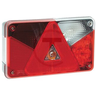 ASPÖCK MULTIPOINT V rear light Right - Dimensions W x H x D: 238 x 140 x 55 mm