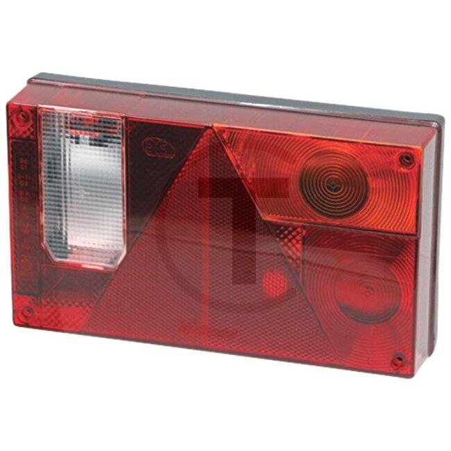 ASPÖCK MULTIPOINT I rear light - Dimensions W x H x D: 240 x 140 x 52 mm