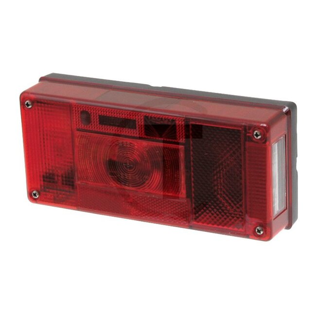 ASPÖCK Achterlicht "MIDIPOINT I" rechts / links met 5-polige bajonetaansluiting - 504246200007, 401940001 | Afmetingen B x H x D: 220 x 100 x 52 mm