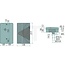 GRANIT Rücklicht 217 x 138 x 52 mm, 6-polige Stecker rund, links, 12 V | FP.58.117