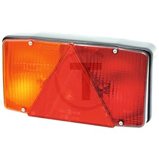 Cobo Achterlicht 270 x 150 x 58 mm, doorvoertule, links, 12 V