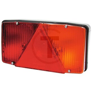 Cobo Rear light - Dimensions W x H x D: 270 x 150 x 58 mm