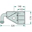 ASPÖCK Achterlicht "EARPOINT I" rechts met 5-polige bajonetaansluiting en breedtelicht - 504244251007, 402540001 | Afmetingen B x H x D: 179 x 256/328 x 84 mm