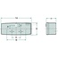 HELLA Achterlicht - 4552SE 003184101, 2SE003184101 | Afmetingen B x H x D: 158 x 64 x 51 mm