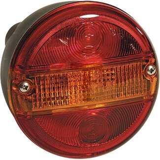 ASPÖCK Rücklicht 3-Kammerbeleuchtung Ø 140 x 84 mm, PG11-Schraubverbindung