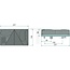 ASPÖCK Rückleuchte LED / "MULTIPOINT LED" links mit PG11 Anschluss und Nebelschlusslicht (Brems- + Rücklicht in LED)