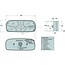ASPÖCK Achterlicht "ECOPOINT I" links, met 7-polige ASS2-aansluiting, zonder driehoekreflector - 504252000507 | Afmetingen B x H x D: 344 x 139 x 78 mm