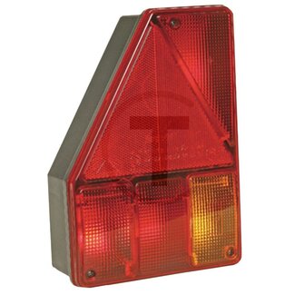 ASPÖCK Achterlicht EARPOINT I links, 179 x 256 x 84 mm, 5-polige bajonet