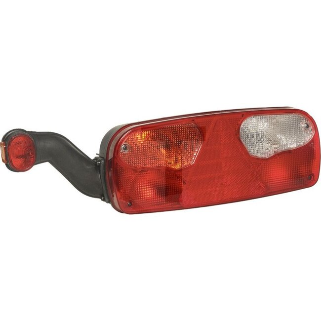 ASPÖCK Achterlicht "ECOPOINT I" links met breedtelicht - 504252210007, 407632001 | Afmetingen B x H x D: 344/476 x 140 x 78 mm