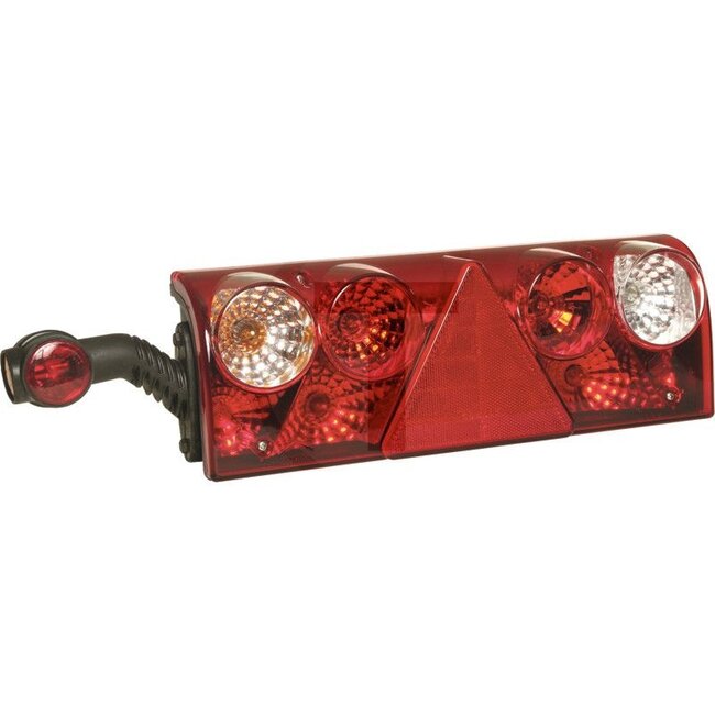ASPÖCK Achterlicht conventioneel "EUROPOINT II" links - 504256011517 | Afmetingen B x H x D: 426/548,5 x 154 x 85 mm