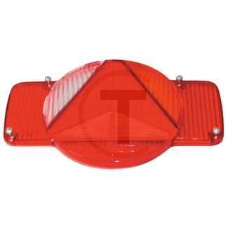 Humbaur Lichtscheibe mit Dreieckrückstrahler, mit Rückfahrlicht