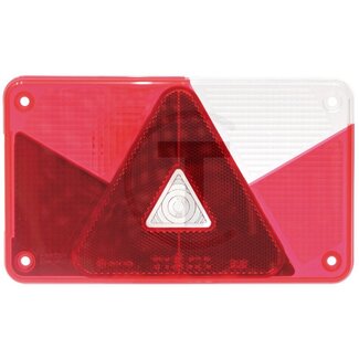 ASPÖCK Streuscheibe rechts Multipoint V+ VLED mit Dreiecksrückstrahler