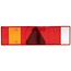 PROPLAST Lens links 464 x 130 x 30 mm rood, oranje, wit | 40237111
