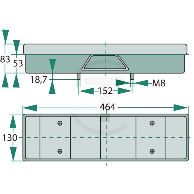 PROPLAST Lichtscheibe rechts - 40237112