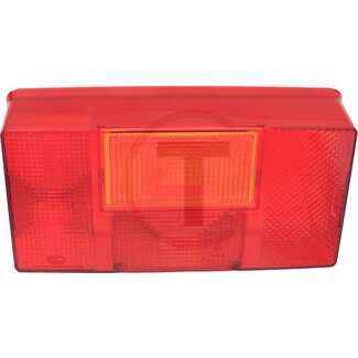 HELLA Glas links met knipper-, rem-, kenteken- en achterlicht, ECE