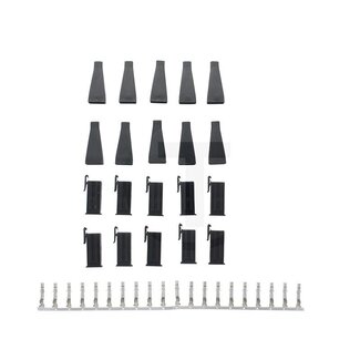 ASPÖCK Stecker Flat Buchse 2-polig, Flachsteckanschluss - 10 Stück
