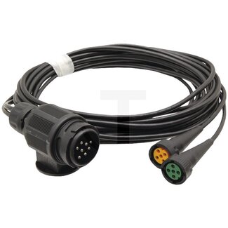 ASPÖCK Kabel mit 13-polige Stecker und 5-polige Bajonett, 4 m