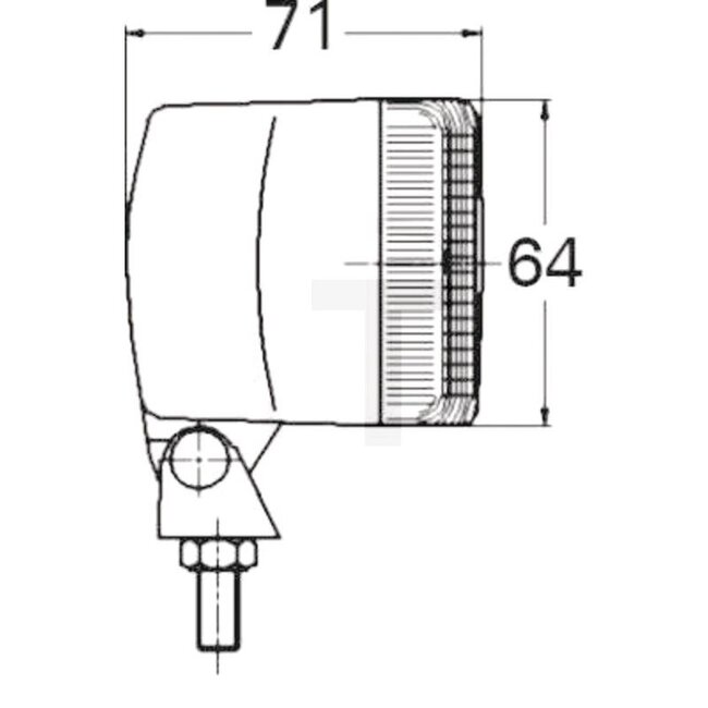 GRANIT Reversing light 85 x 74 x 55 mm, P21W, 12 V | FR.31.000