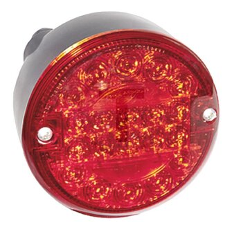 ASPÖCK Nebelschlussleuchte LED LED-Leuchte, rot, mit 1.500 mm Leitung und ASS2 Anschluss (Buchse)